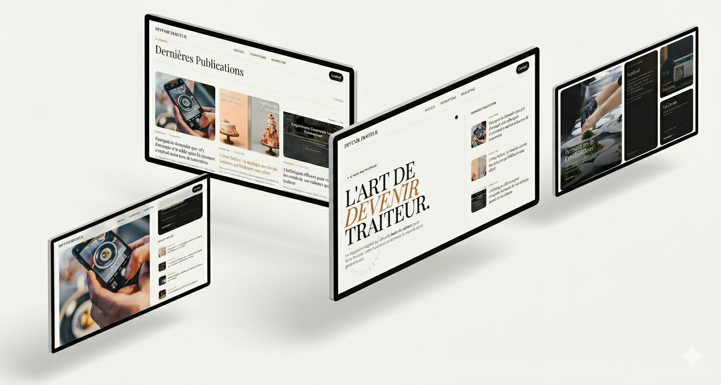 Mockup Blog Devenir Traiteur