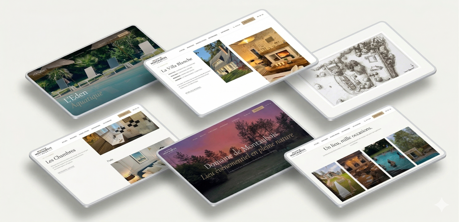 Mockup Site Domaine de Montaubois